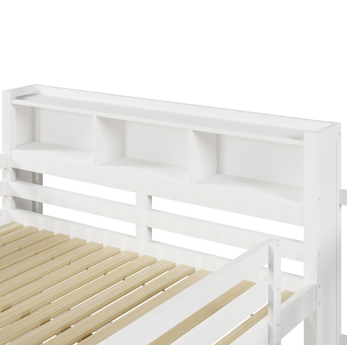 HOCHBETT 140/200 cm aus Kiefernholz mit LED-Leuchten, Weiß - Weiß, Holz (140/200cm) - OKMYHOME