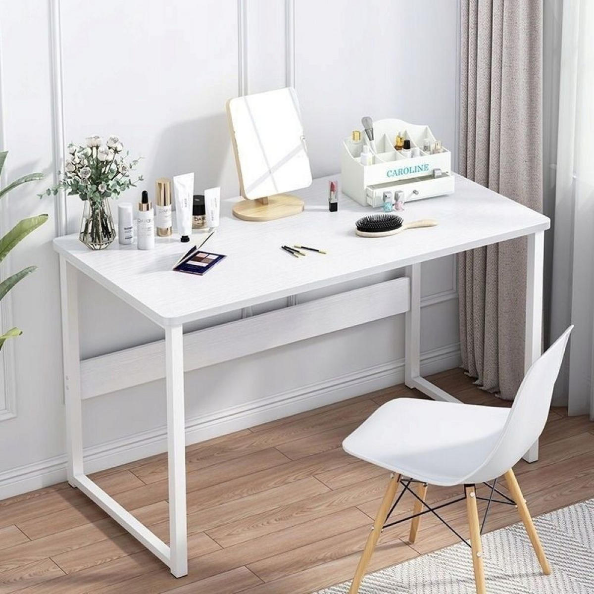 SCHREIBTISCH, weiß 80/37/73 cm - Weiß, Holzwerkstoff (40/86/6cm)