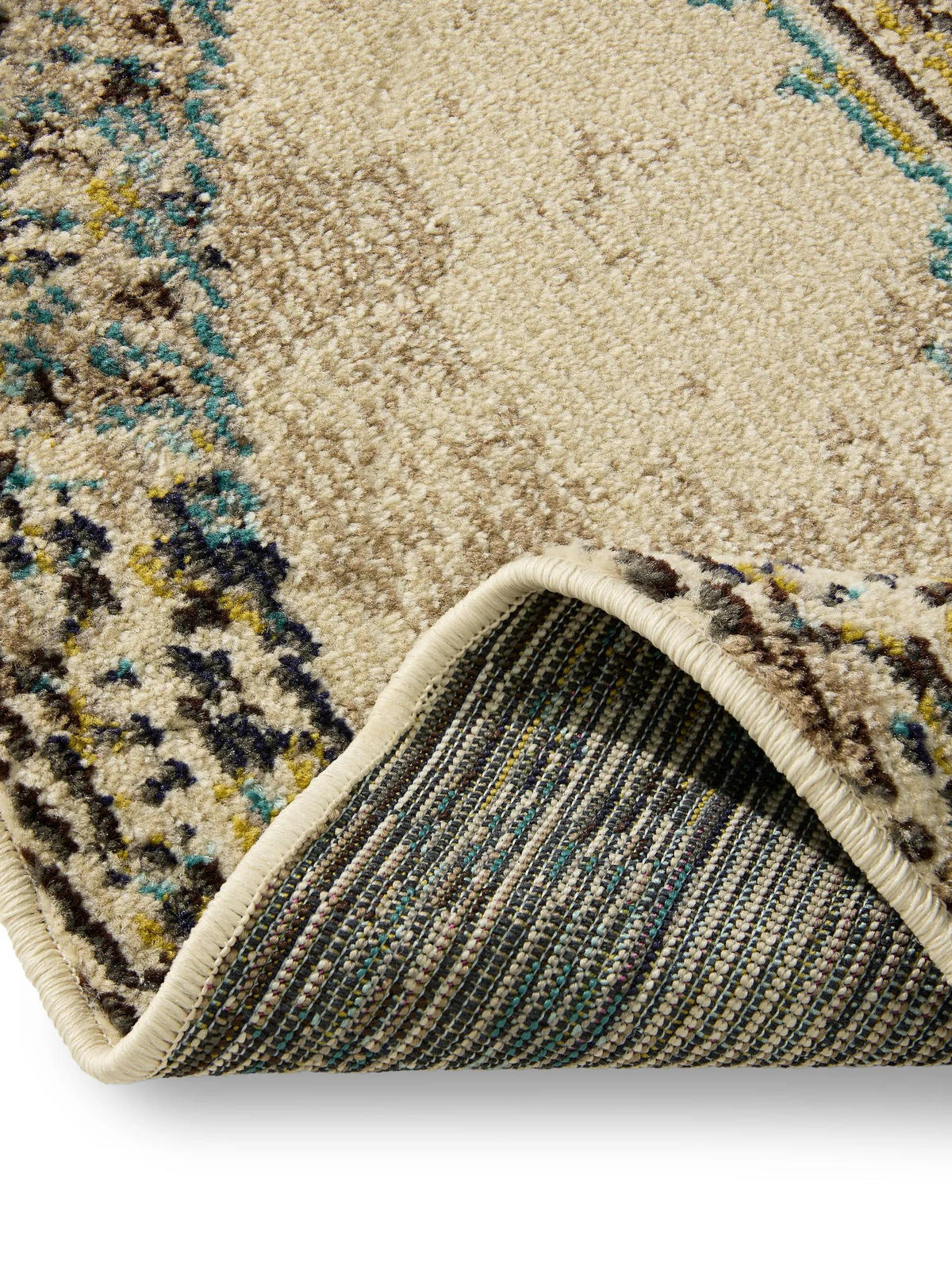 OKRUGLI tepih Casa bež ø 120 cm - bež, tekstil/prirodni materijali (120/120cm) - benuta Nest