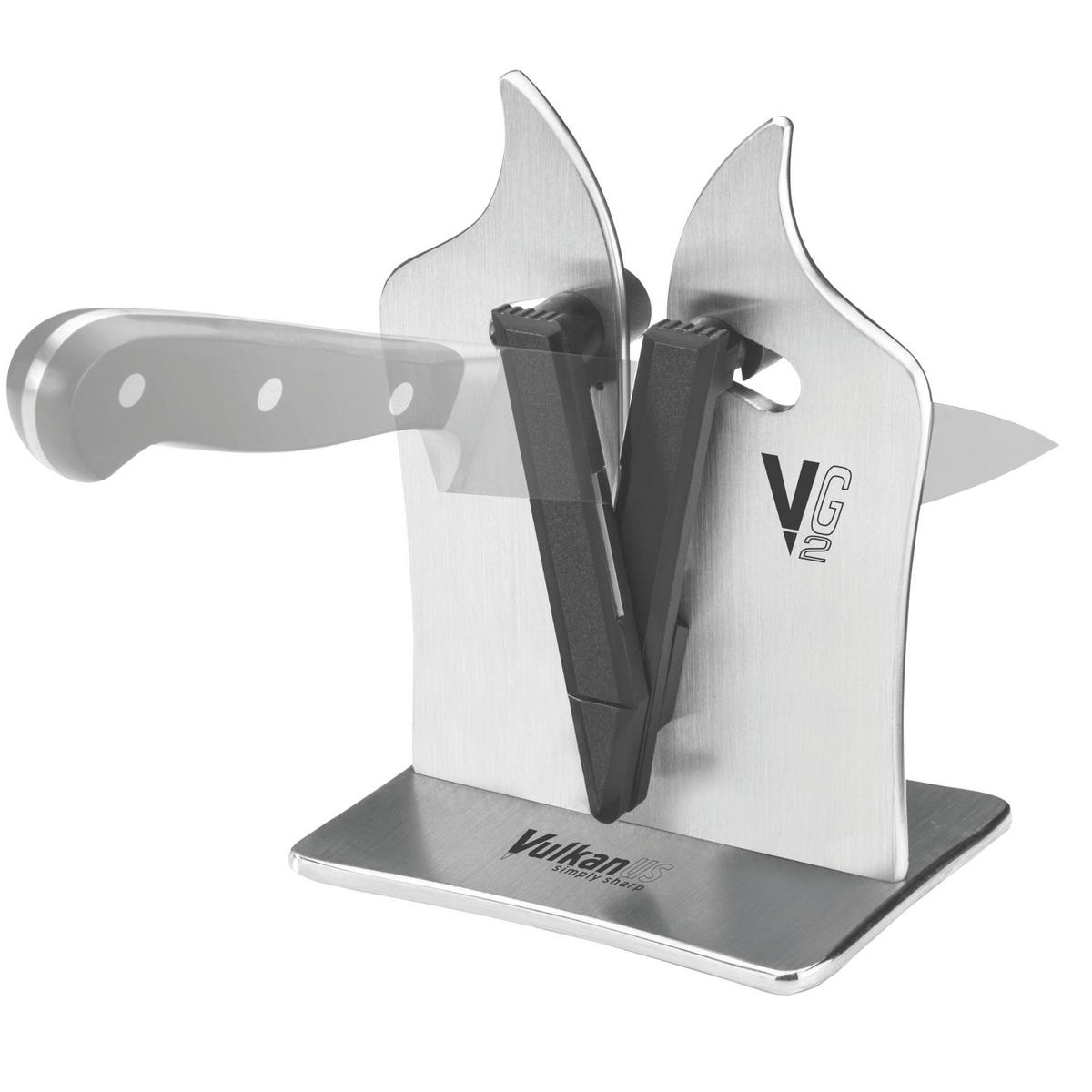 MESSERSCHÄRFER VG2 Professional Edelstahl - Silberfarben, Metall - Vulkanus