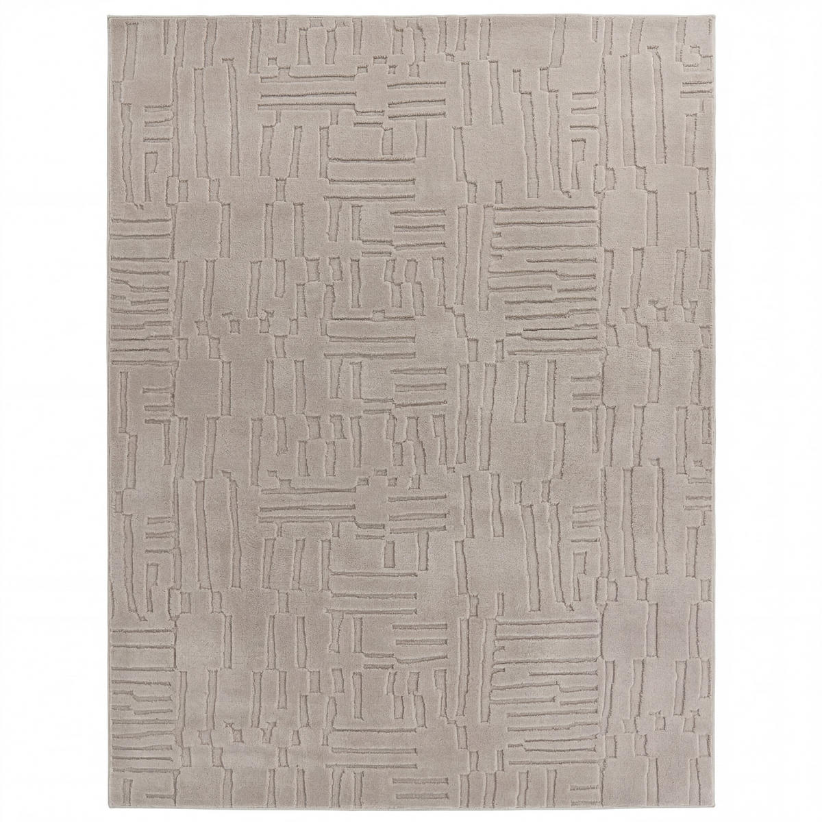 HOCHFLORTEPPICH 120/120 cm Tokio 476 - Beige, Kunststoff (120/120cm) - Paco Home