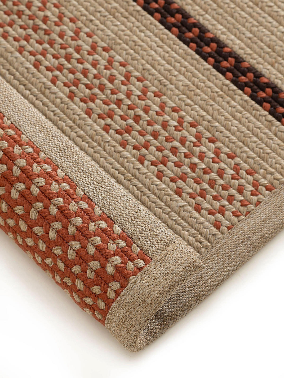 OUTDOORTEPPICH Nandi Terracotta 120x170 cm - Terra cotta, Textil (120/170cm) - benuta Nest