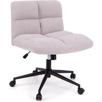 BÜROSTUHL Hellgrau - Hellgrau, Textil (73/87/69cm) - COSTWAY