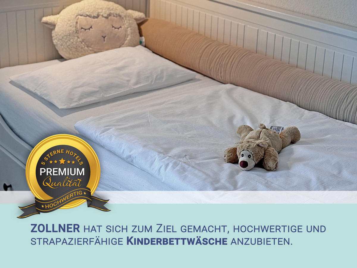 BETTWÄSCHE, 40x60 + 100x135 cm, 100% Baumwolle, Weiß - Weiß, Textil (100/135cm) - Zollner