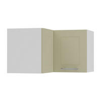 ECKHÄNGESCHRANK Kvantum W12/60/36 Vanille Matt / Weiß Matt 60 / 60 / 36cm - Creme/Weiß, Holz/Holzwerkstoff (60/36/60cm) - Feldmann-Wohnen