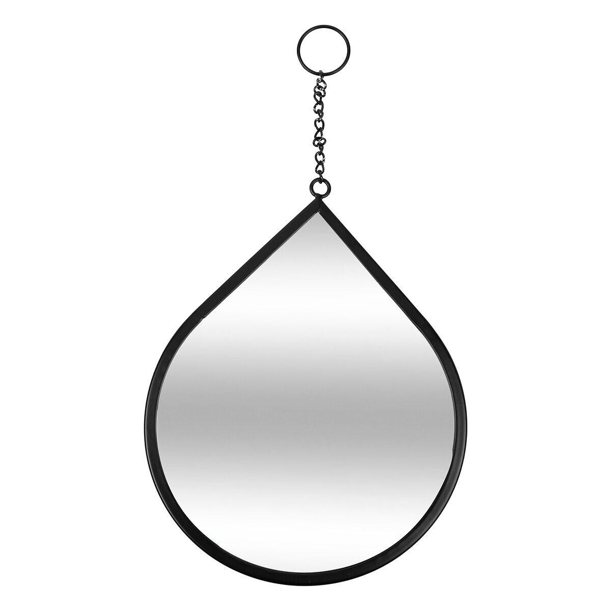 METALLSPIEGEL Leny tropfenförmig, 3er-Set - Schwarz, Metall (0.5/43/25cm) - Atmosphera Createur d´interieur