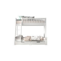 ETAGENBETT Karyl 208x175x158 aus Massivholz in Weiß - Weiß, Holz (90/200cm) - 58aufmkessel