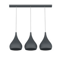 HÄNGELEUCHTE - Anthrazit, Metall (55/25/55cm) - Lumicom