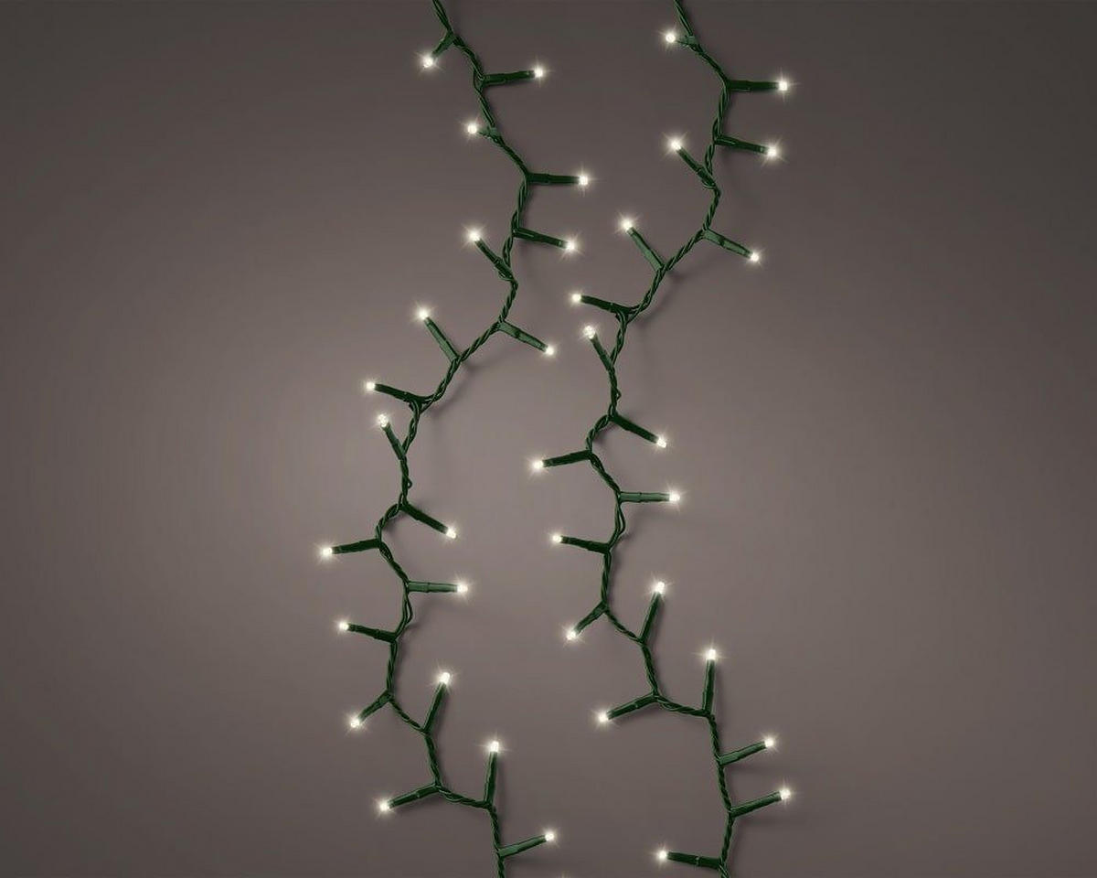 LICHTERKETTE Compact, 900 LED-Leuchten, warmweiß, 22,5m - Weiß, Kunststoff (2250cm) - Lumineo