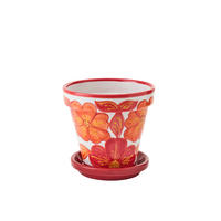 BLUMENTOPF OW Orange - Orange, Keramik (27/25cm) - J-Line