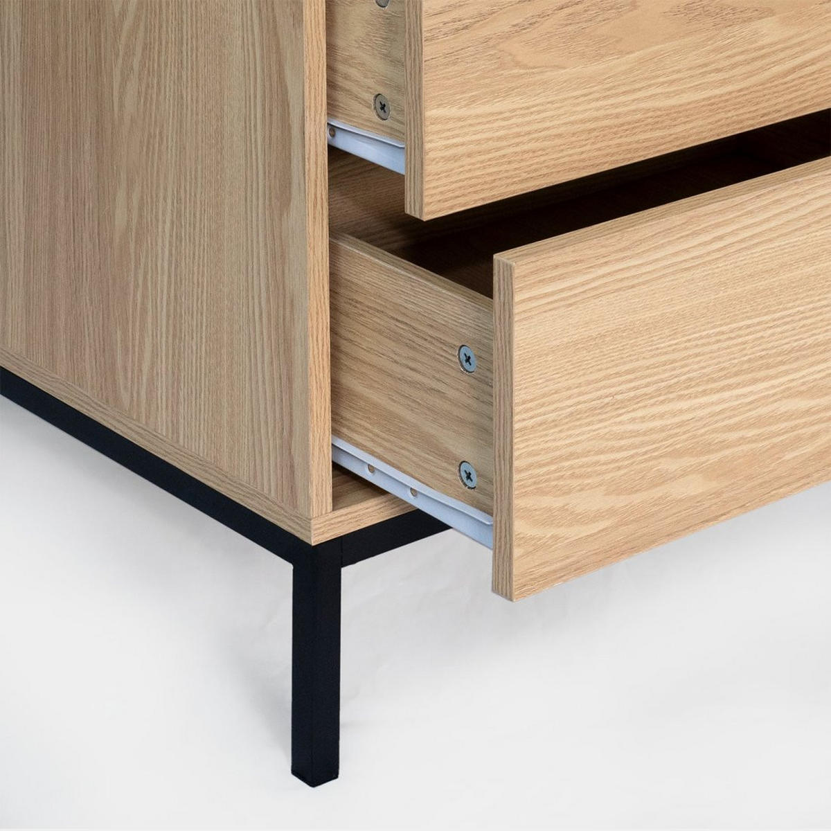 SCHUBLADENSCHRANK Remi Natürlich 60 cm x 110 cm - Naturfarben, Holzwerkstoff (60/110/40cm)