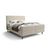 BOXBETT NARA mit Matratze H3, Bonell und Topper 160x200 POSO 105 - Ecru, Textil (160/200cm) - Bedante
