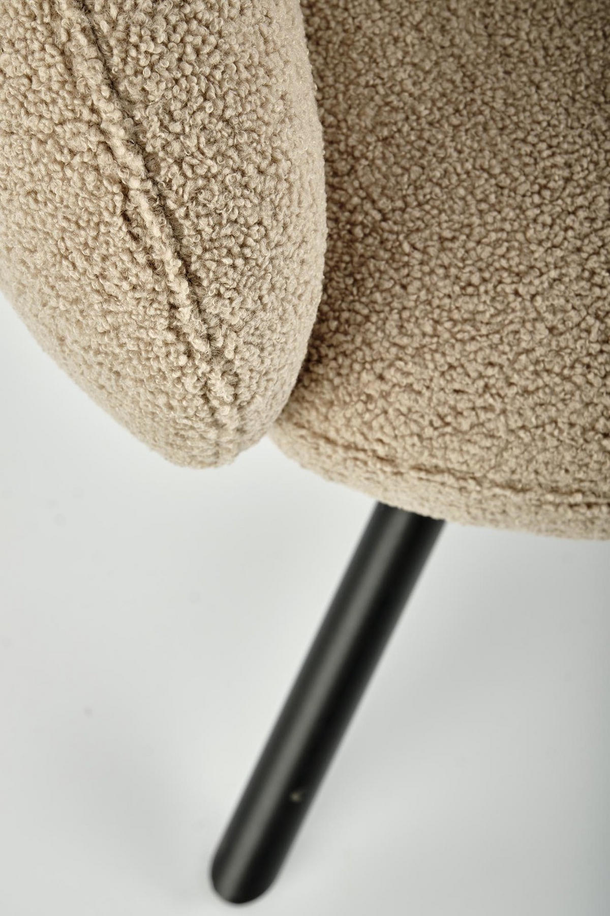 Gepolsterter Drehsessel 180° SNOOPY Cappuccino - Cappuccino, Textil (64/90/63cm) - Lookway