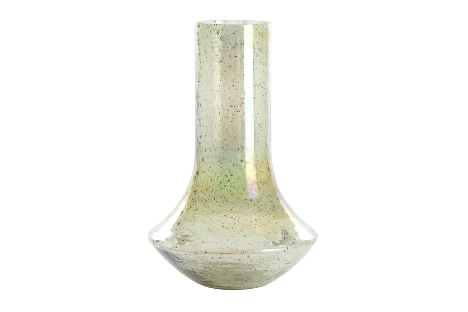 GLASVASE LEANNA Ø25x40 cm, Glas, Grün - Grün, Glas (25/40cm) - Light & Living