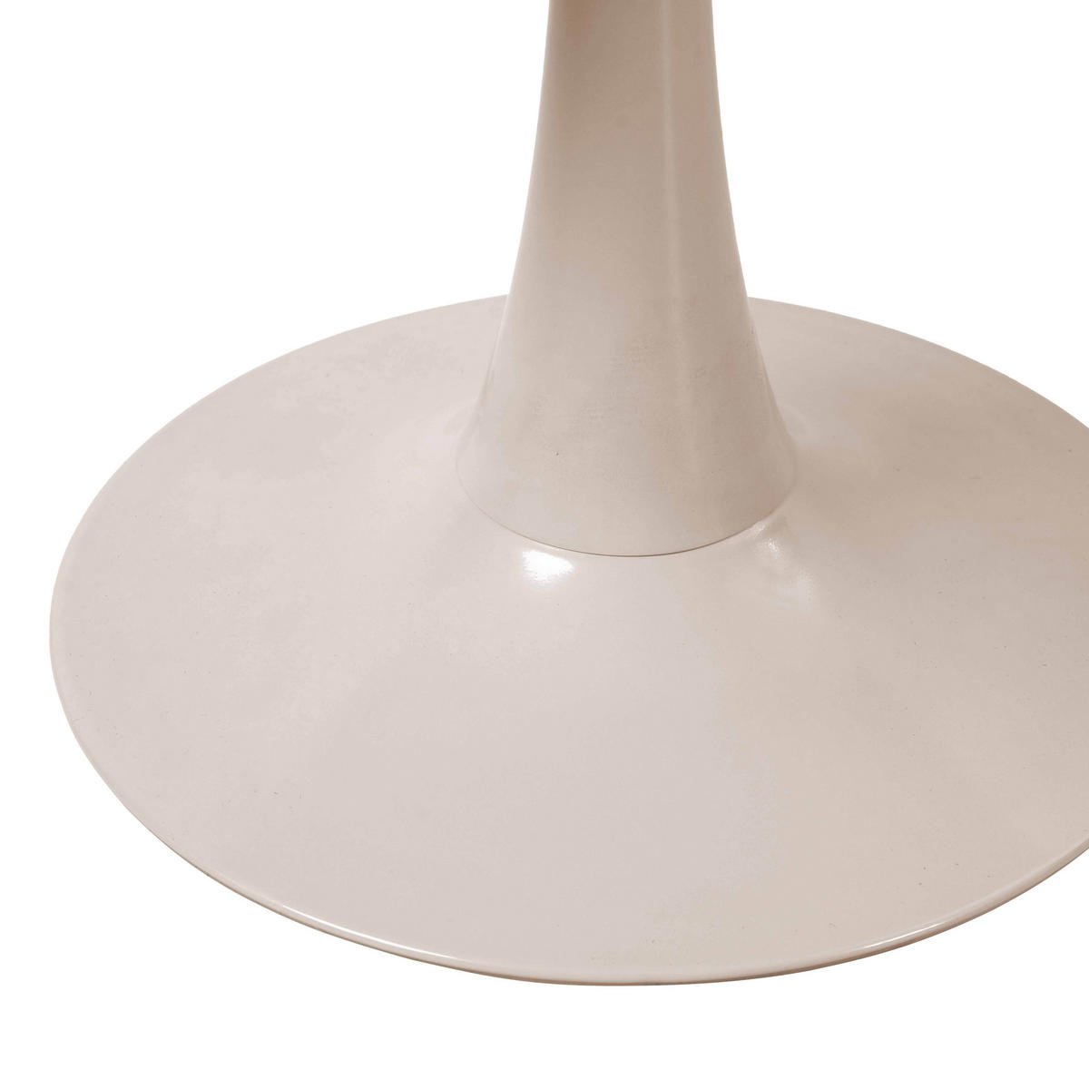 COUCHTISCH, Cremefarben - Taupe, Metall (70/70/47cm) - Oviala