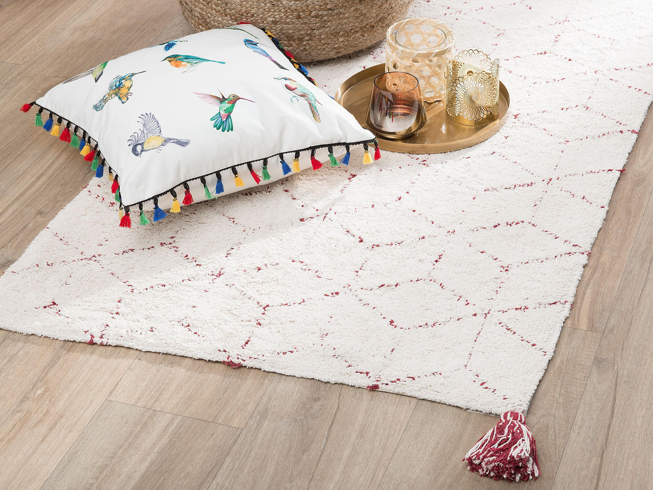 SHAGGY-TEPPICH Sakarya 150/80 cm - Weiß, Textil (80/150cm) - Beliani