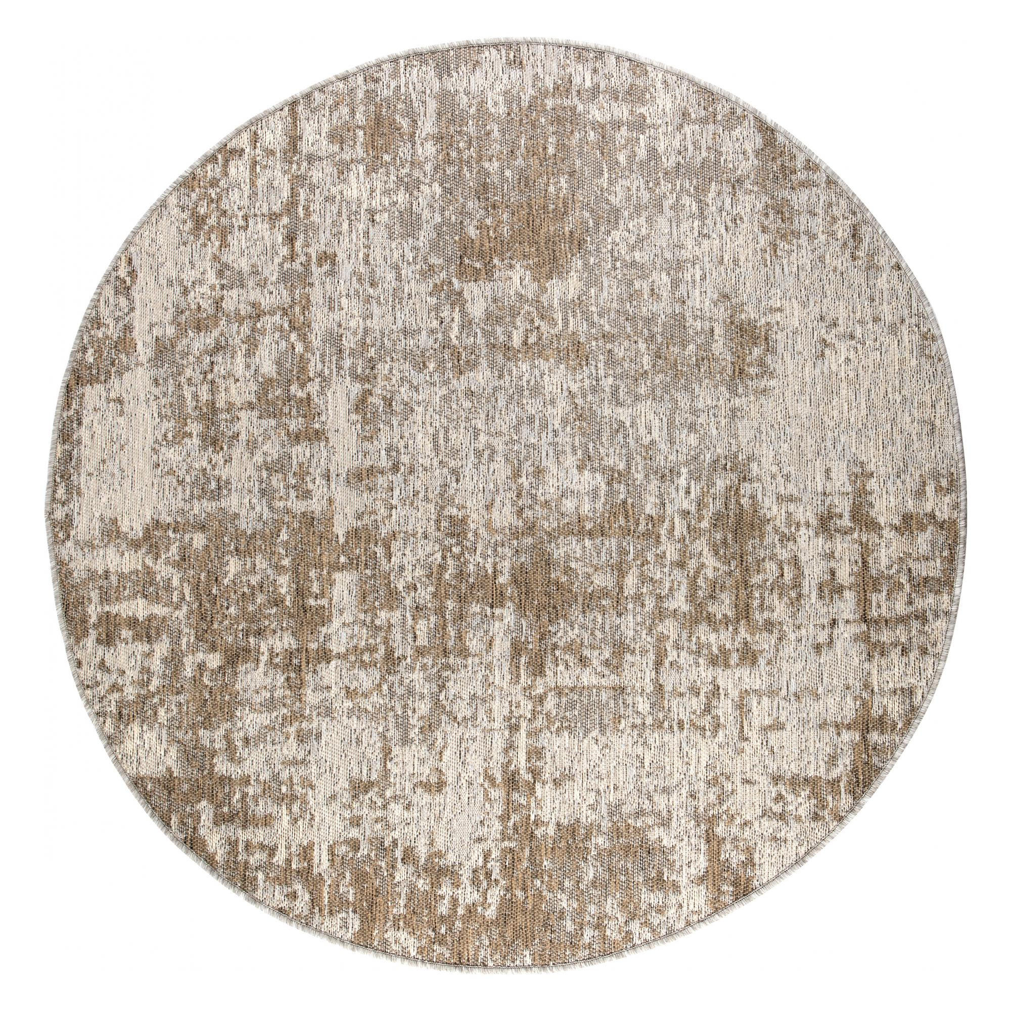 OUTDOOR-TEPPICH Catania 2 natur durchmesser 200 cm - Naturfarben, Textil (200/1cm) - Vivaraise