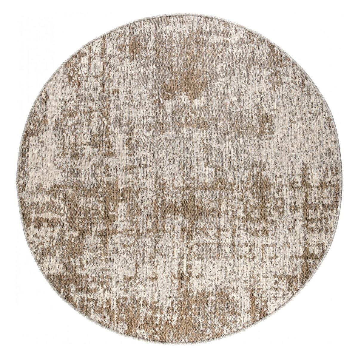 OUTDOOR-TEPPICH Catania 2 natur durchmesser 200 cm - Naturfarben, Textil (200/1cm) - Vivaraise