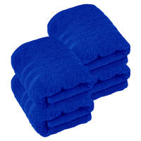 HANDTUCH 50x100 cm London Azur Blau 4er Set - Blau, Textil (50/100cm) - Lashuma