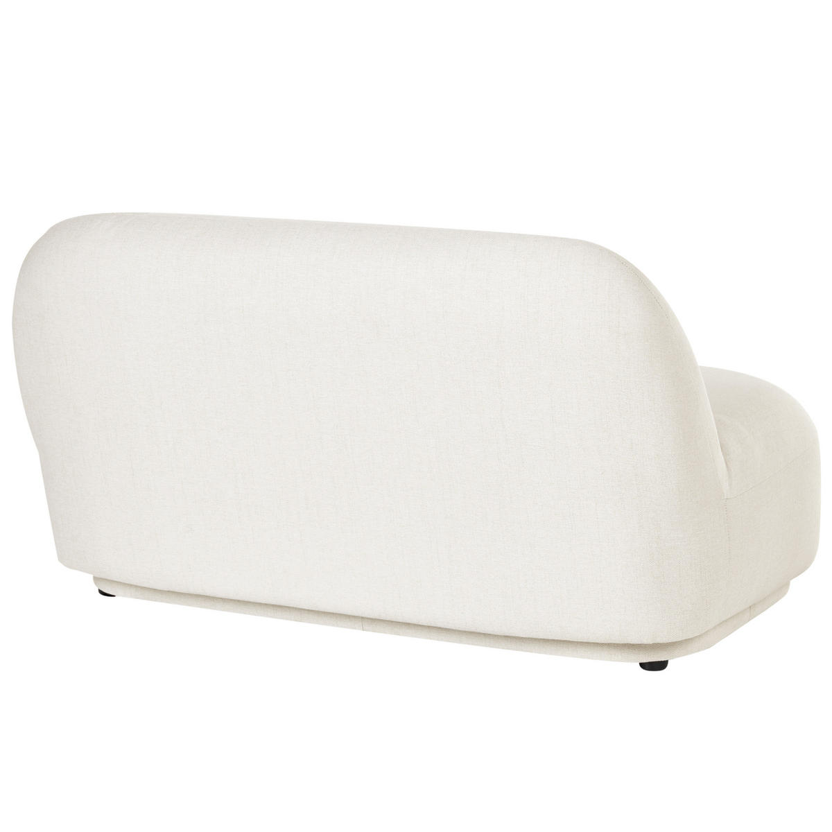 SOFA-SET 4-Sitzer Stoff Cremeweiß Lovberg - Creme, Textil (105/74/80cm) - Beliani