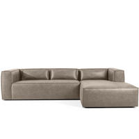 ECKSOFA RECHTS FEROX, Hellgrau - Hellgrau, Holz/Holzwerkstoff (300/175cm) - KONSIMO®