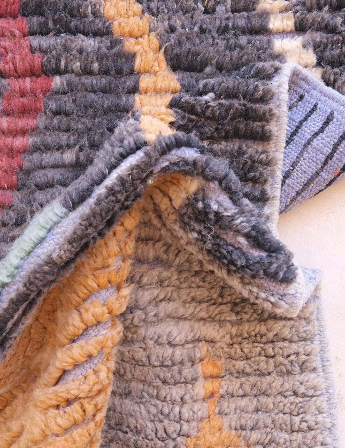 BERBERTEPPICH aus reiner Wolle 74x 351 cm - Multicolor, Naturmaterialien (74/351cm) - AFK Living