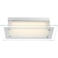 LED DECKENLEUCHTE Metall Glas Klar - Klar, Glas (36/19/9.7cm) - Globo Lighting
