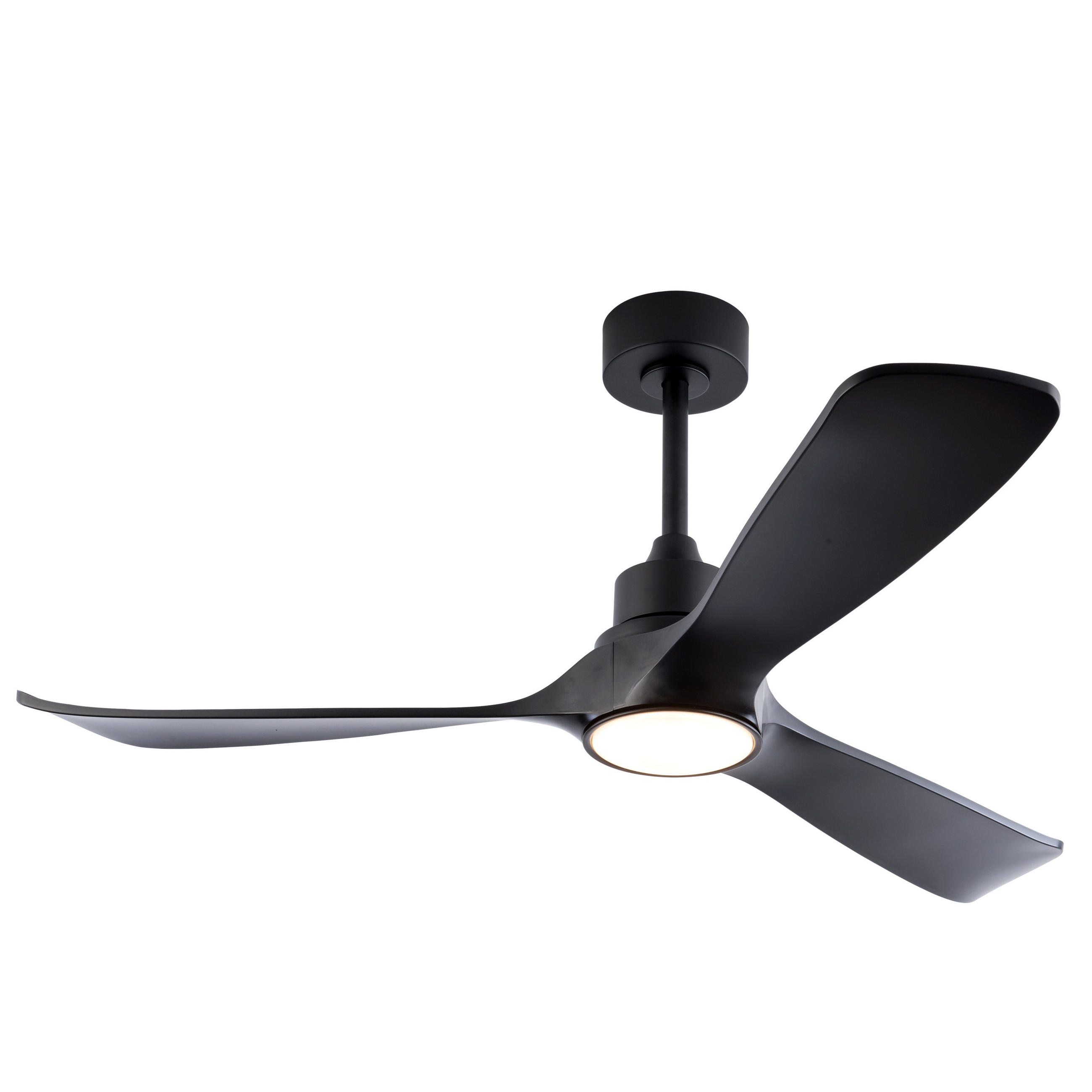 DECKENVENTILATOR DE-16246 52 Zoll mit Fernbedienung & 3 Farben Schwarz - Schwarz, Kunststoff (132/132/48cm) - ComfortXL
