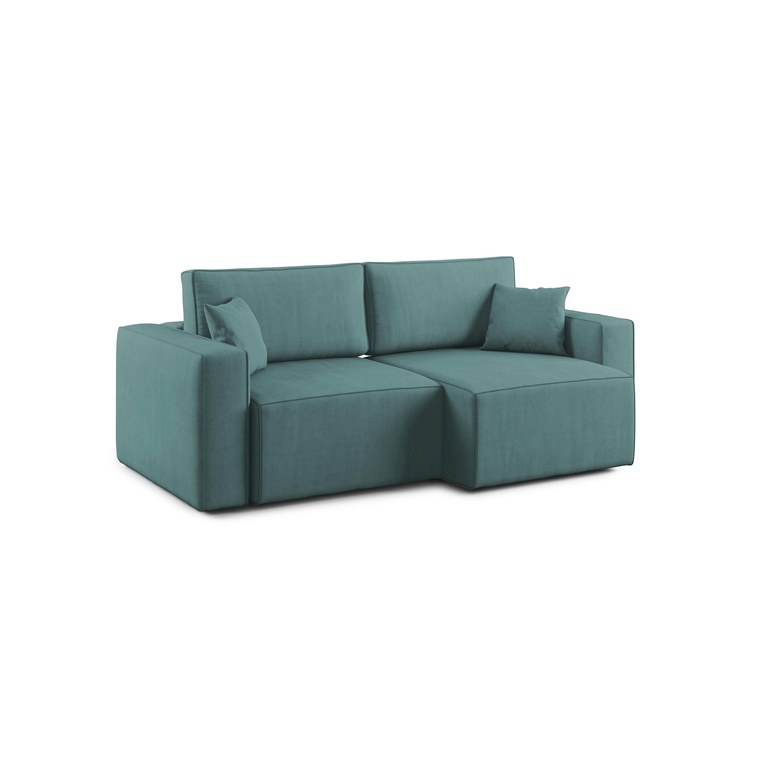 Divani.store Linearsofa Petrol 215x86x99 cm
