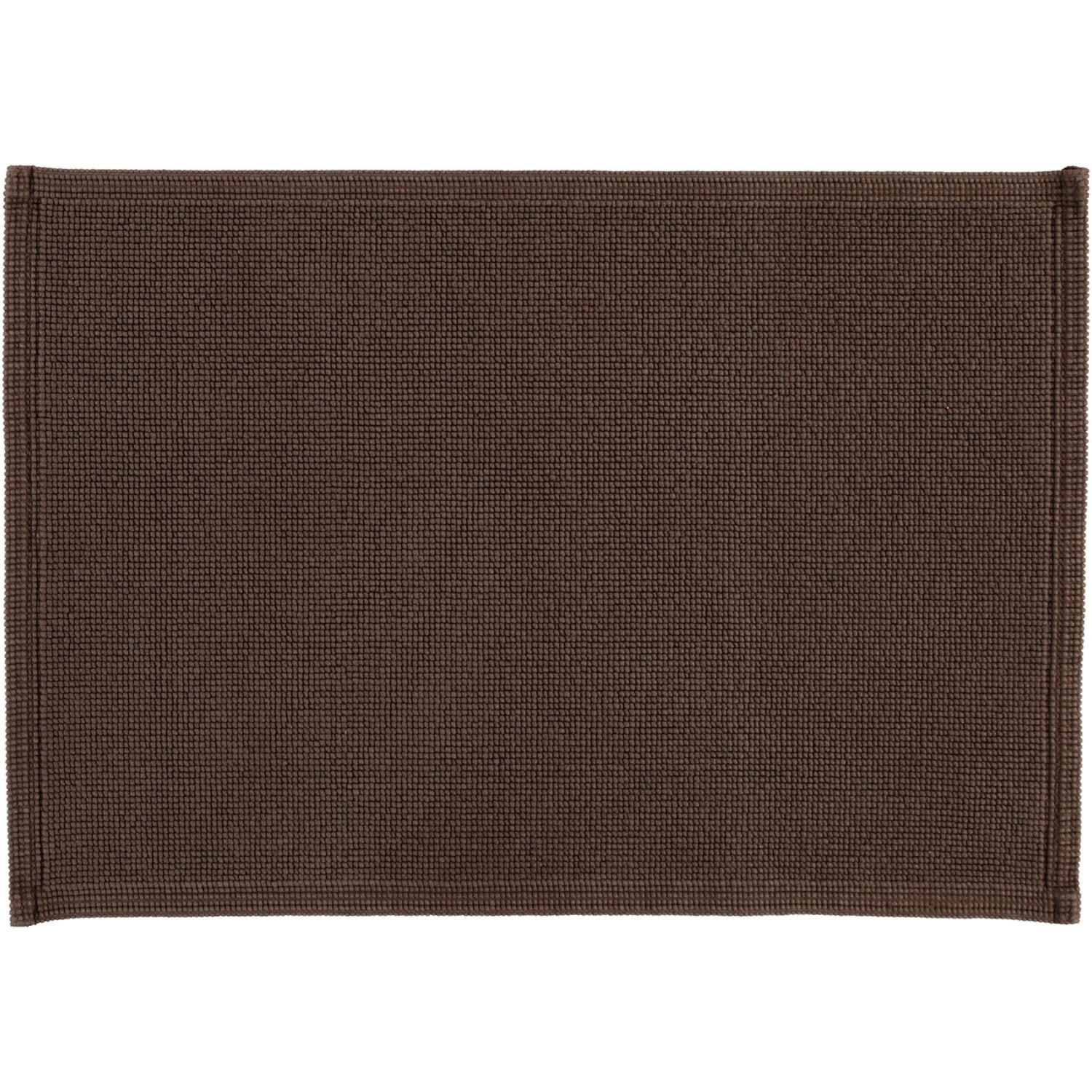 BADEMATTEN PLAIN MOCCA - 406 - Mokka, Textil (50/70cm) - Rhomtuft