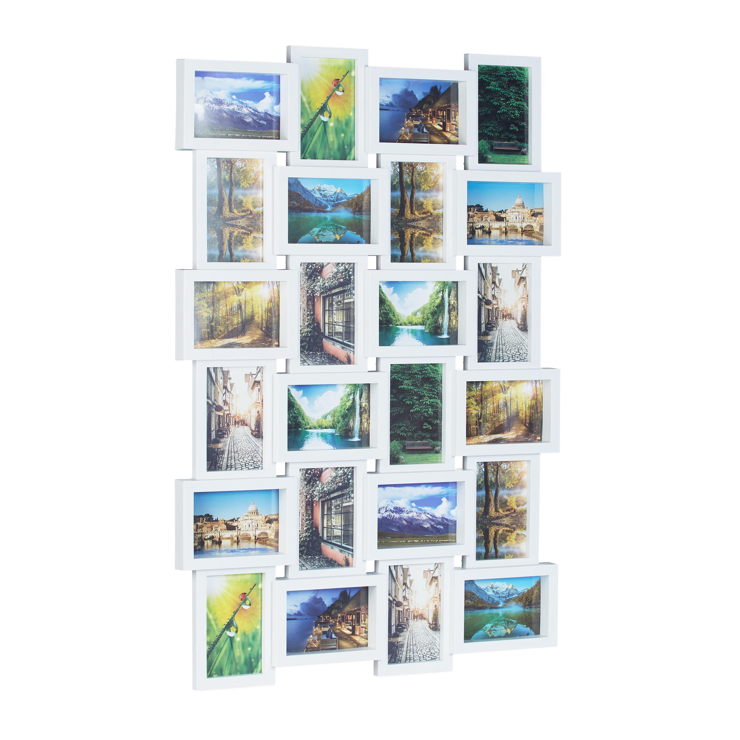 BILDERRAHMEN - Multicolor, Holzwerkstoff/Kunststoff (59/2.5/86cm) - Relaxdays