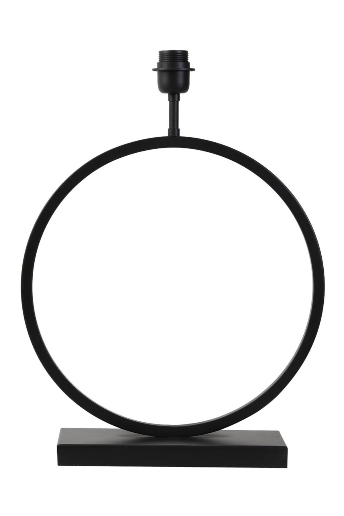 LAMPENFUSS Liva Schwarz Ø40/53 cm - Schwarz, Metall (40/12.5/52cm) - Light & Living
