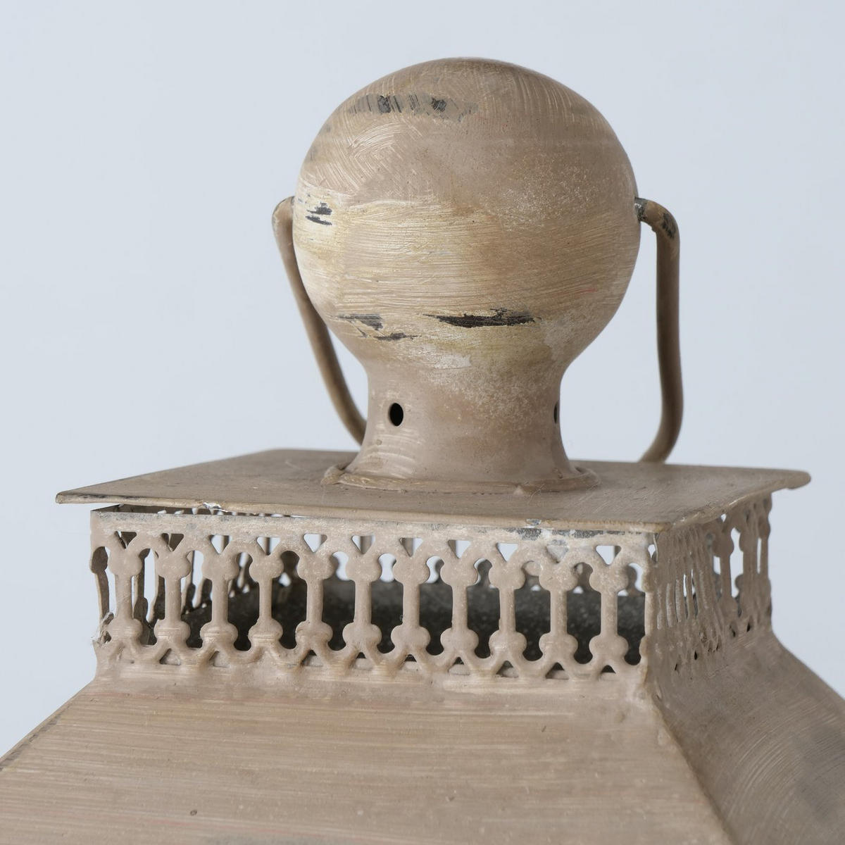 HOLZLATERNE groß Karol - Braun, Holz (28/75/28cm) - Boltze Home