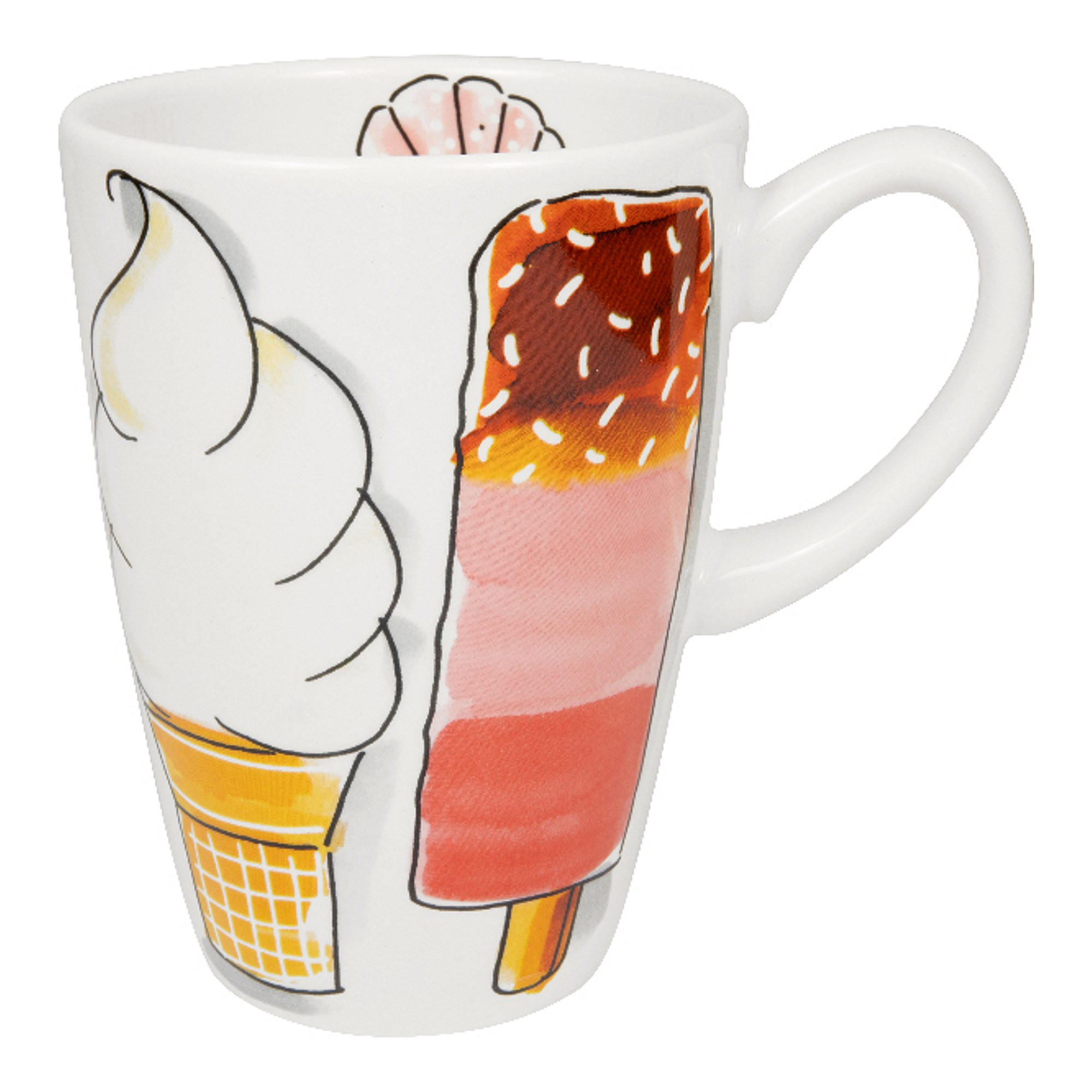 XL-BECHER Eis in Bunt - 500 ml - Multicolor, Keramik (0.5L) - Blond Amsterdam