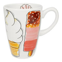 XL-BECHER Eis in Bunt - 500 ml - Multicolor, Keramik (0.5L) - Blond Amsterdam