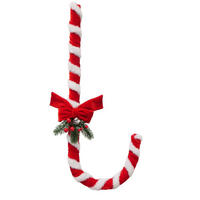 WEIHNACHTSDEKO Velvy 58 cm - Rot, Textil (27/58/6cm) - Boltze Home