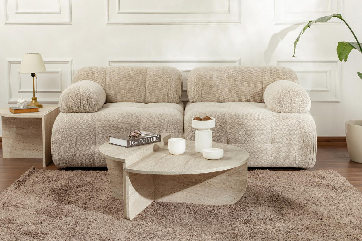 COUCHTISCH orion beige - Beige, Holz (90/60/30cm) - Habitat Garten