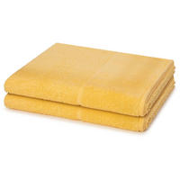 DUSCHTUCH Pearl 2er-Set - Gelb, Textil (67/140cm) - MÖVE