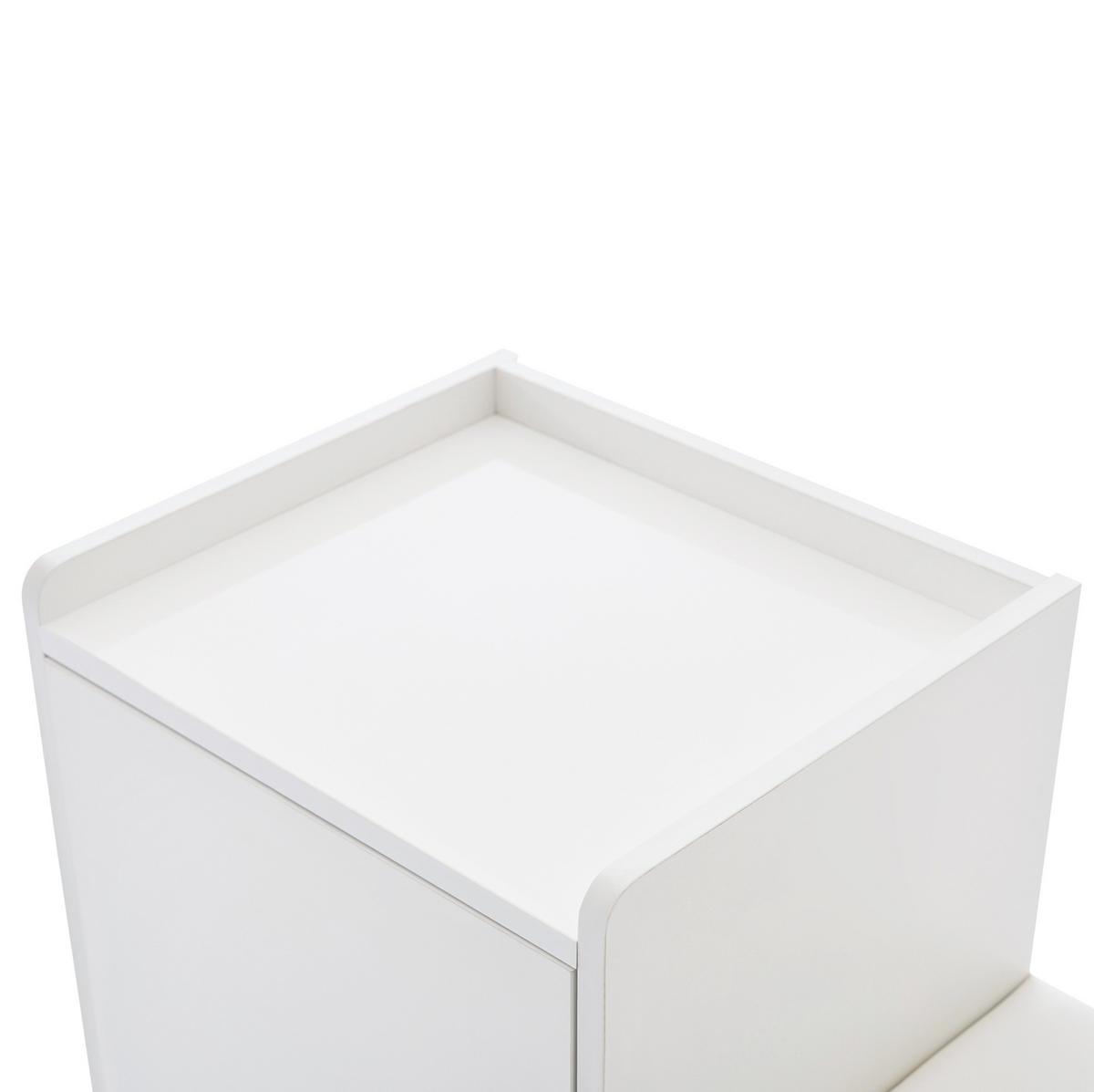 SCHUHSCHRANK aus Spanplatte 120x35x71.5cm in Weiß mit Sitzbank - Weiß, Holzwerkstoff (120/71.5/35cm) - Modfu
