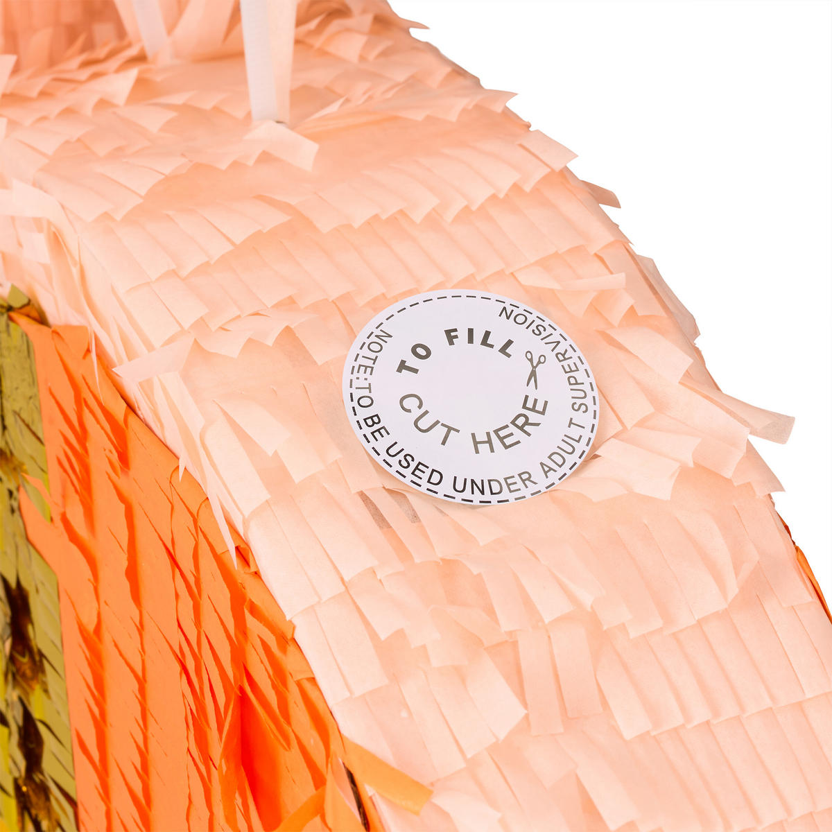 PINATA - Multicolor, Papier/Wellpappe (44/81/8cm) - Relaxdays