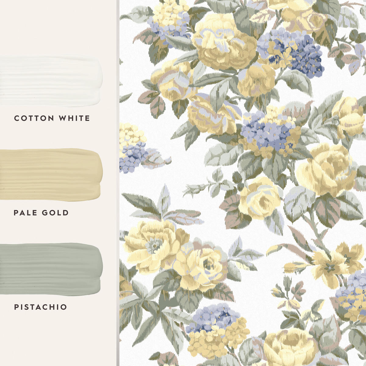 VLIESTAPETE Pembrey 1000x52cm - Goldfarben, Papier/Kunststoff (52/1000cm) - LAURA ASHLEY