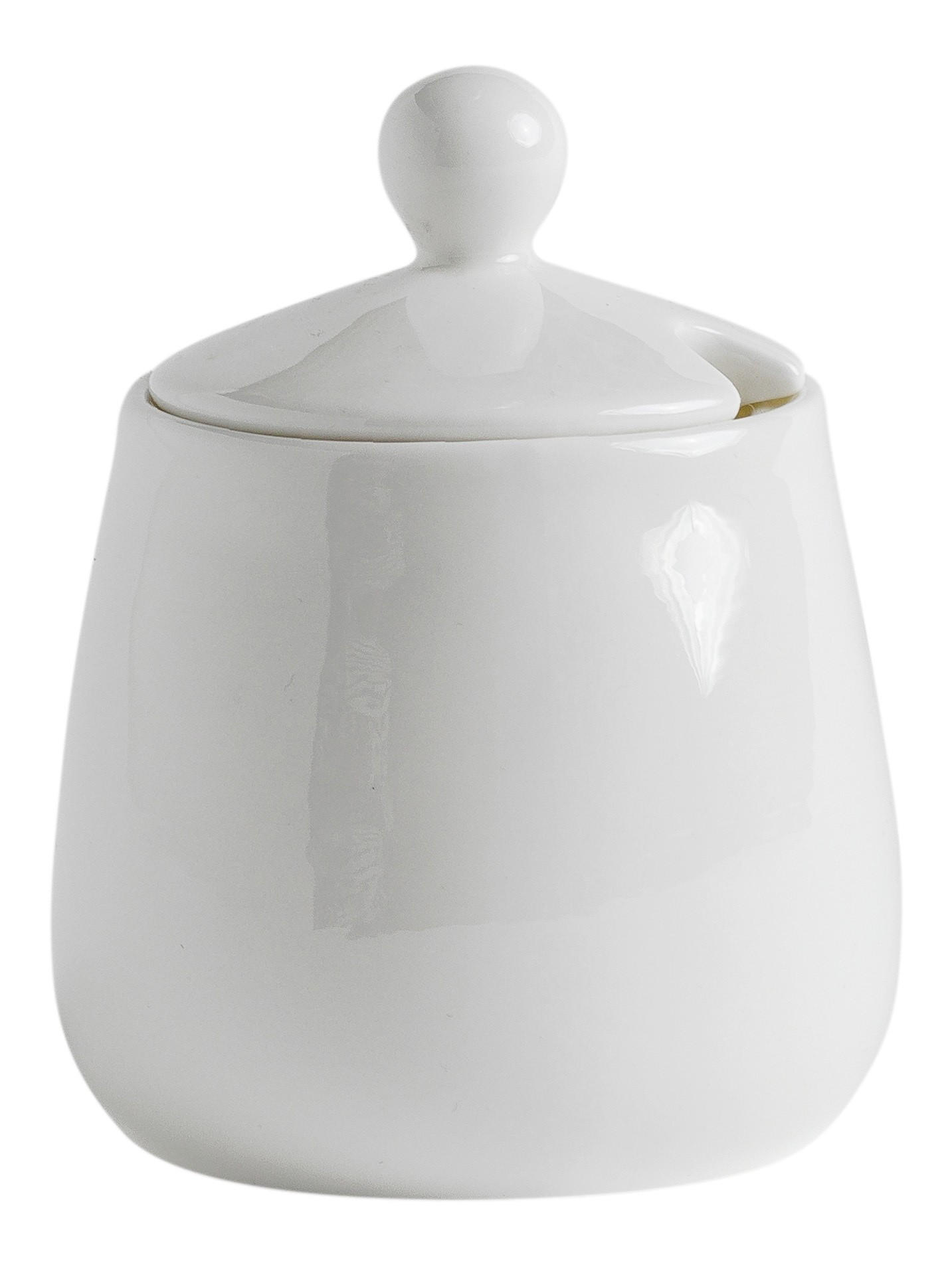 ZUCKERDOSE Bianco - Weiß, Keramik (8/12cm) - home&you