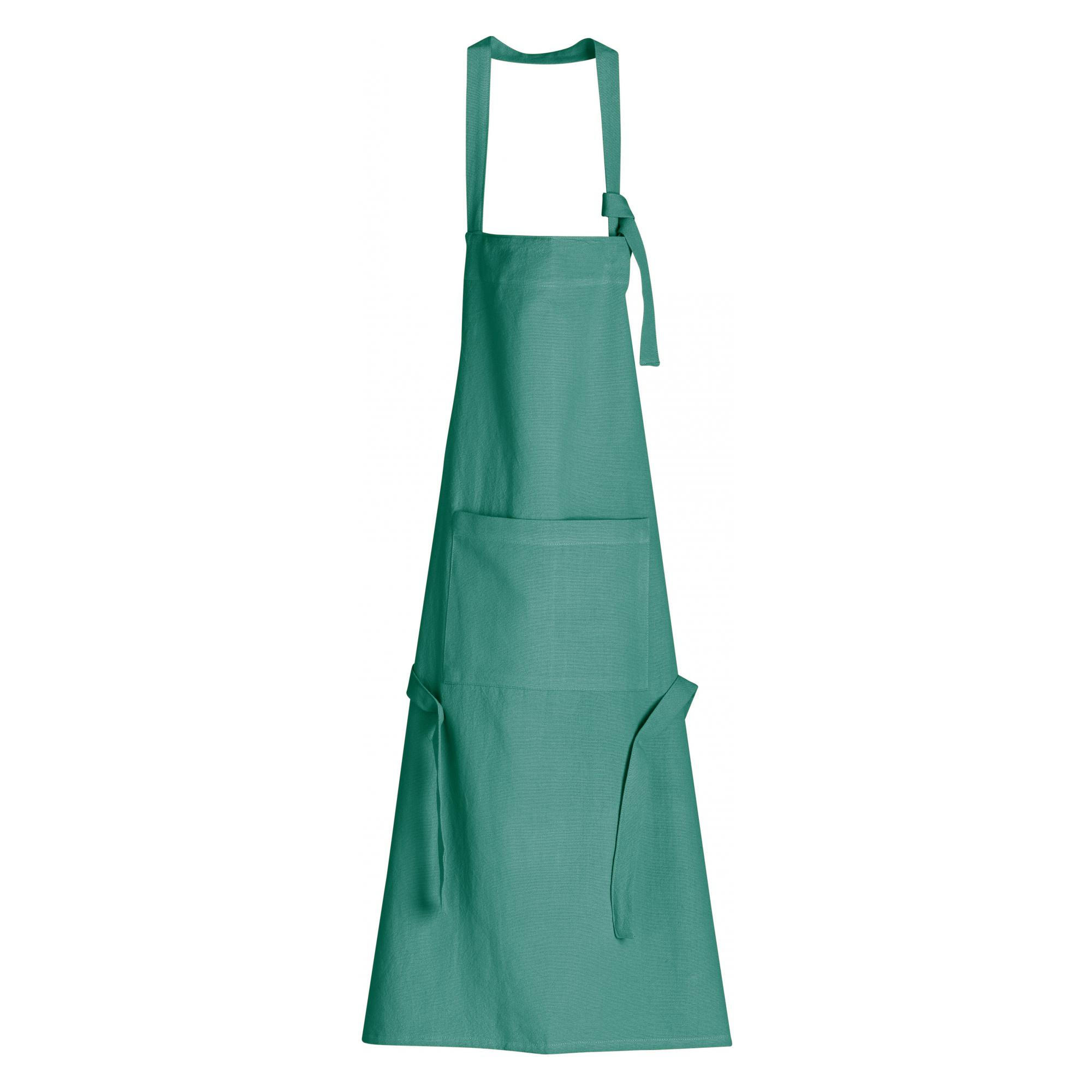 KÜCHENSCHÜRZE Ada pfau 72 x 85 cm - Blau, Textil (72/85cm) - Winkler