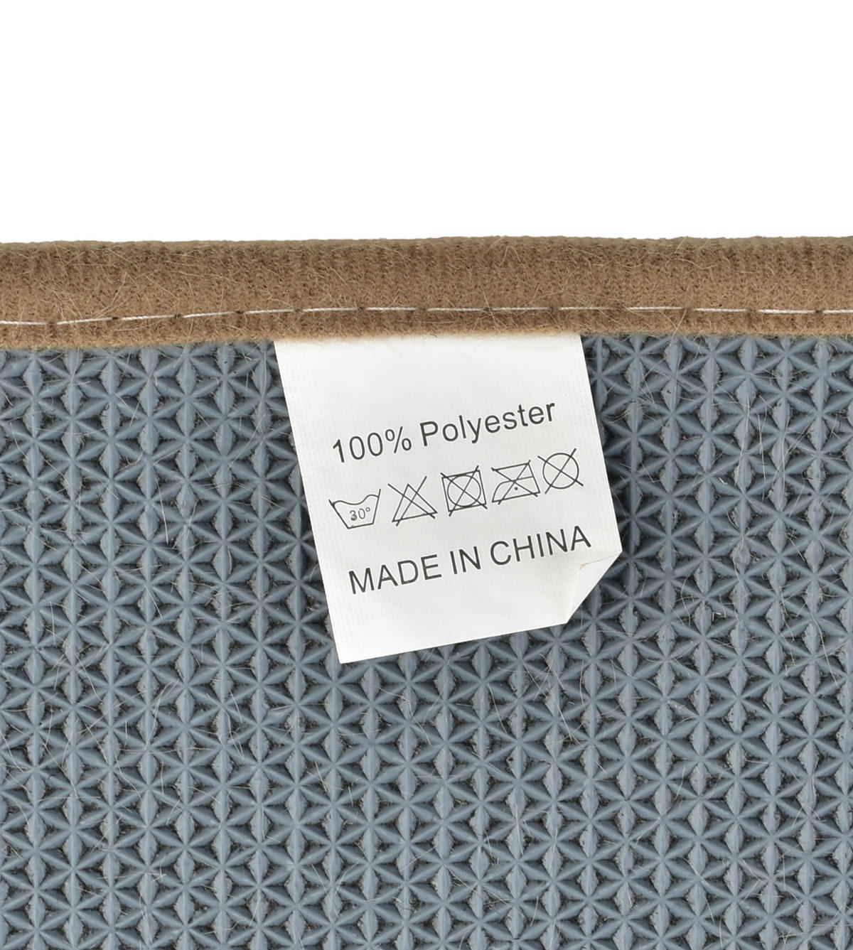 BADTEPPICH Zac Beige 80/50/2 cm Textilien - Beige, Textil (50/80cm) - Mondex