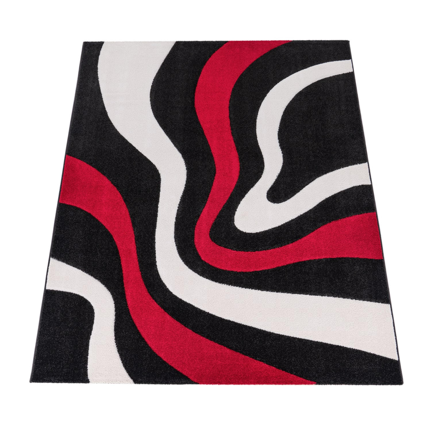 KURZFLORTEPPICH 200/290 cm Diamond 760 - Rot, Kunststoff (200/290cm) - Paco Home