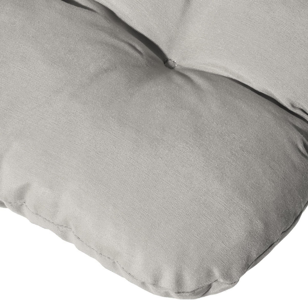 NIEDERLEHNERAUFLAGE Flair NL 100/50/8cm Hellgrau (2tlg) - Hellgrau, Textil (50/8/100cm) - Beautissu 