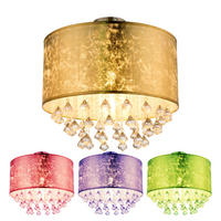 LED DECKENLEUCHTE Metall Gold - Goldfarben, Metall (30/30/31cm) - Globo Lighting