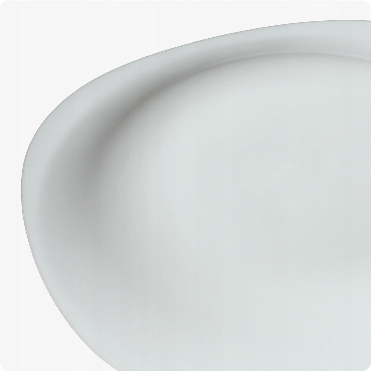 KADAX 6x Dessertteller 21cm weiße Teller Kuchenteller Set - Weiß, Glas (21.5/1.7/20.2cm) - KADAX