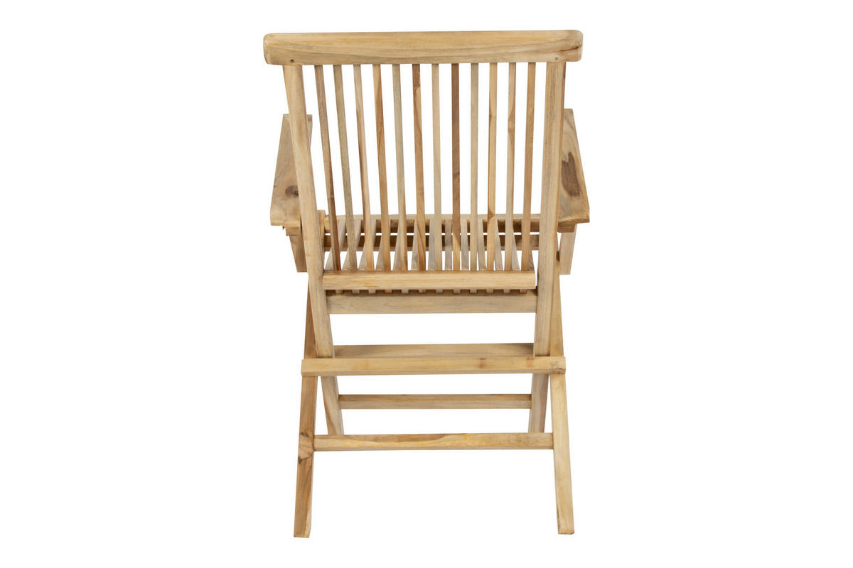 GARTENSTUHL MALLORCA - Beige, Holz (50/88/38cm) - SAM