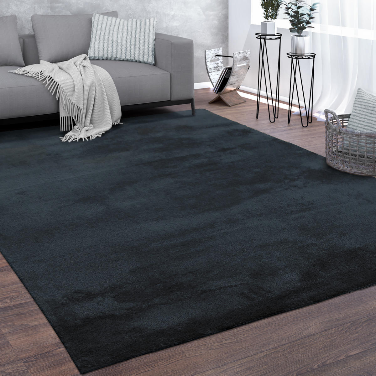KURZFLORTEPPICH 300/400 cm Cadiz 630 - Dunkelblau, Textil (300/400cm) - Paco Home